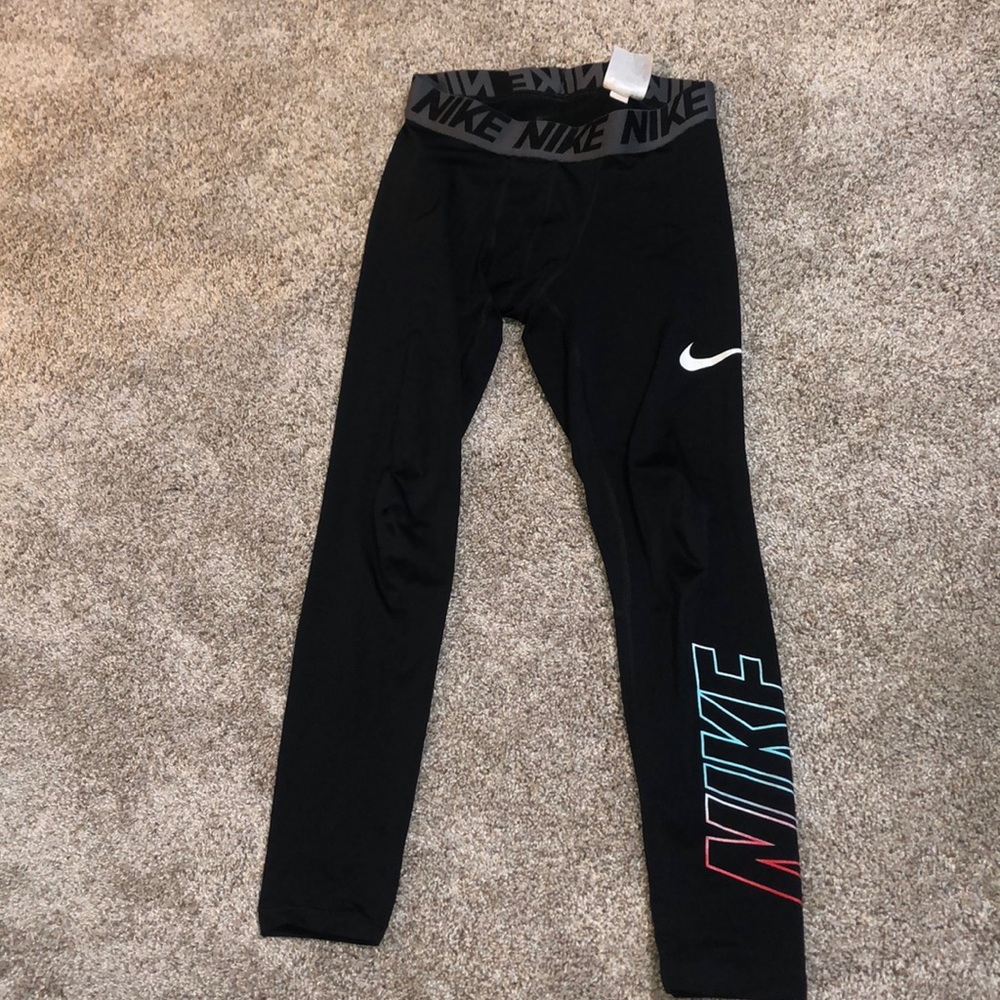 Nike Dri-Fit warm up compression legging tight good condition